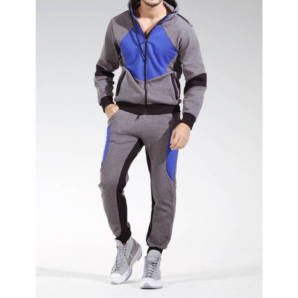 NEW THE ATHLETIC SIDE OF US the builder set – organic cotton zip hoodie & tapere